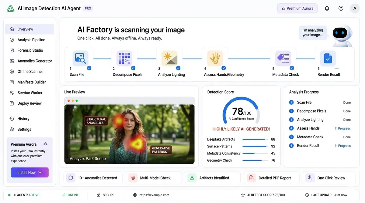AI SEO fixer Game Master — example of the AI tool dashboard software